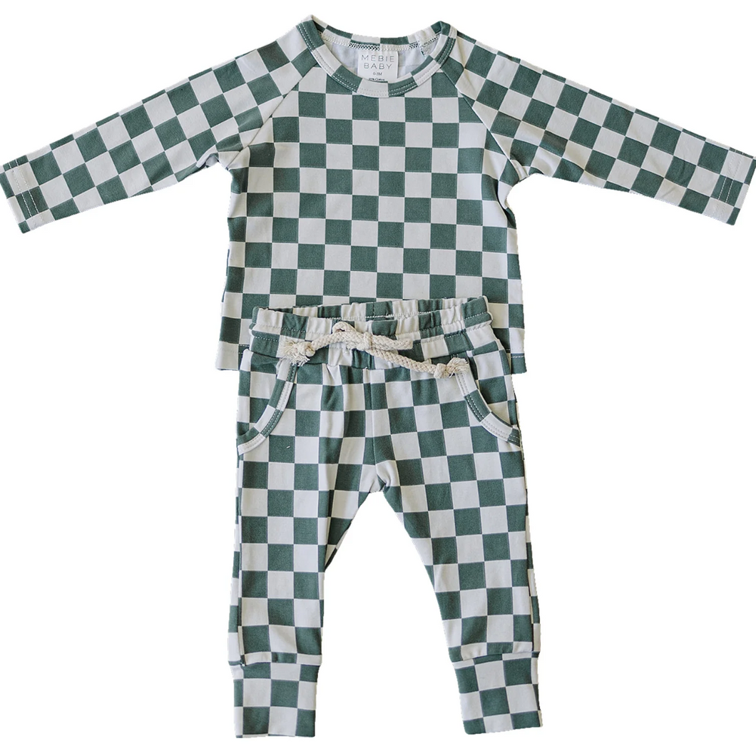 Green Checkered Set
