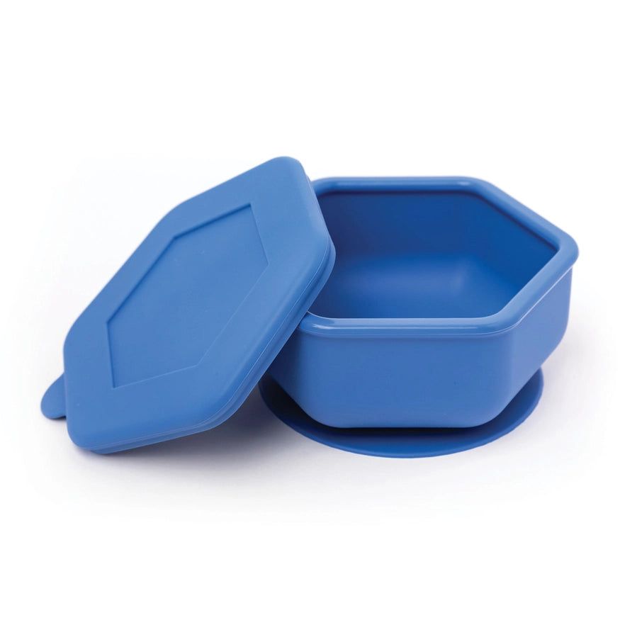 Silicone Suction Bowl-Blue
