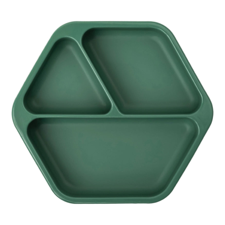 Silicone Suction Plates- Green