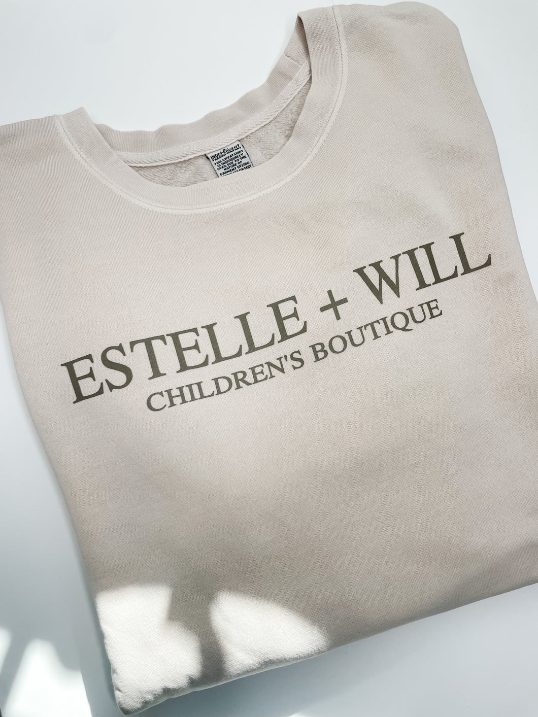 Estelle + Will Crew- Sand & Taupe