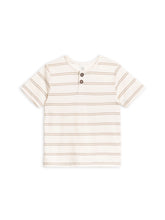 Load image into Gallery viewer, Henley Tee-Dover Stripe
