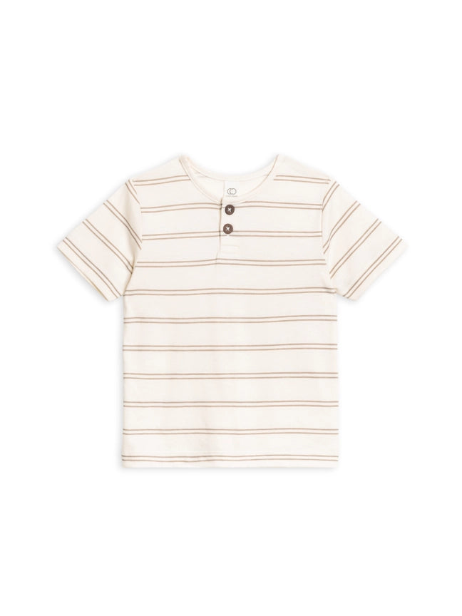 Henley Tee-Dover Stripe