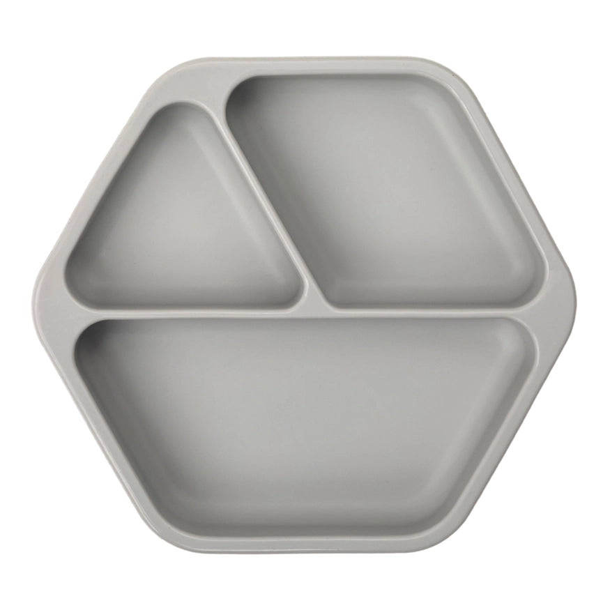 Silicone Suction Plates- Grey