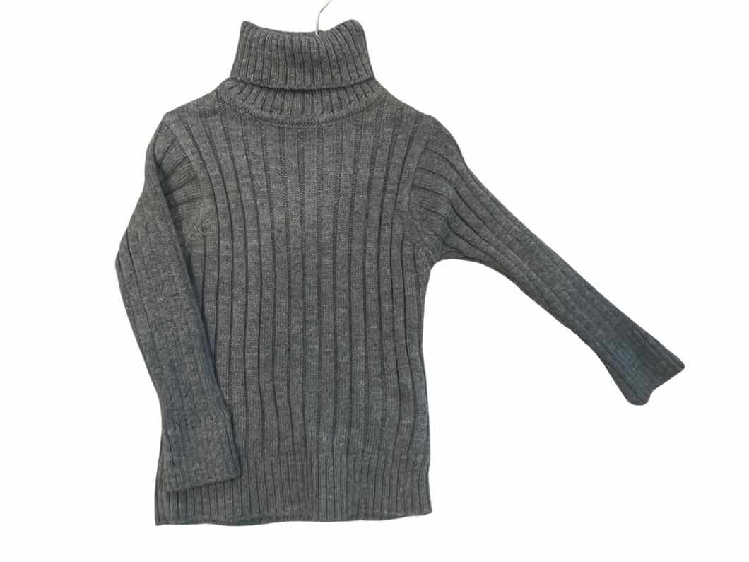 Grey Turtleneck Sweater