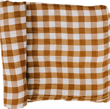 Load image into Gallery viewer, Camel Plaid Swaddle
