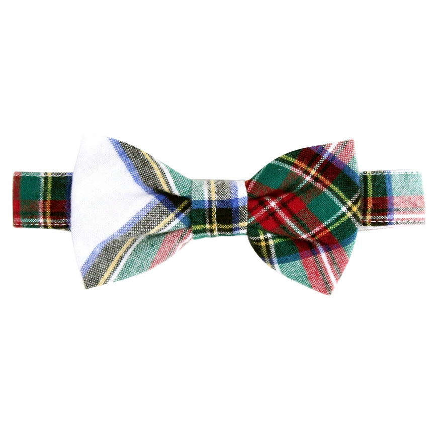 Christmas Plaid Bow Tie