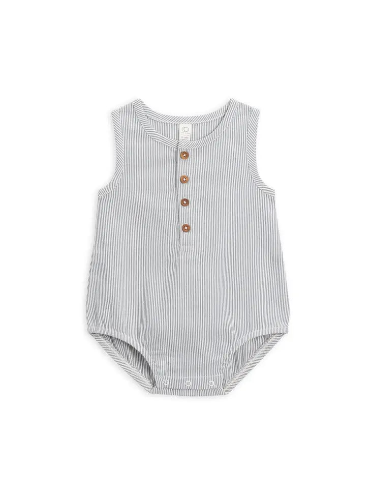 Seersucker Bubble Romper