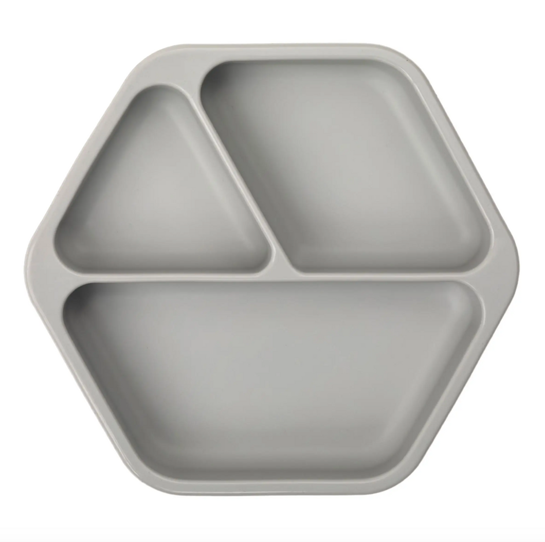 Silicone Suction Plate-Grey