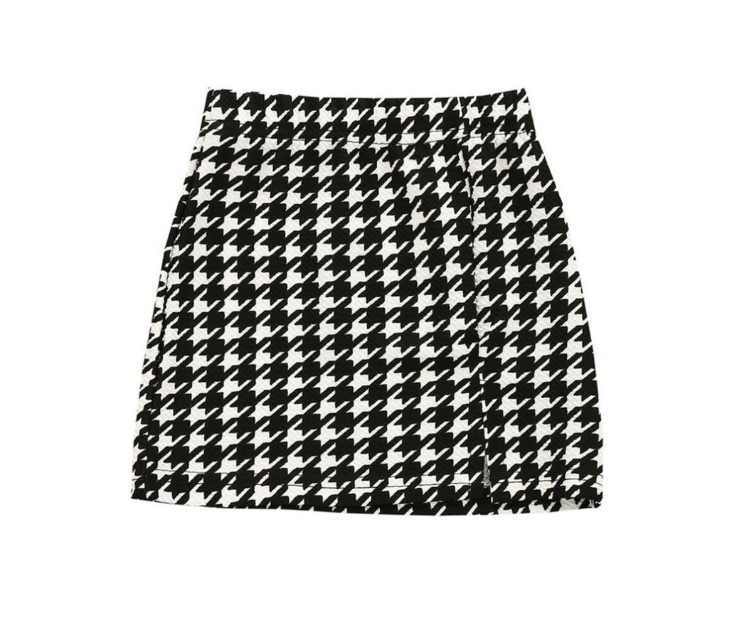 Houndstooth Skirt