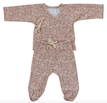 Load image into Gallery viewer, Rose Vine Layette Outfit
