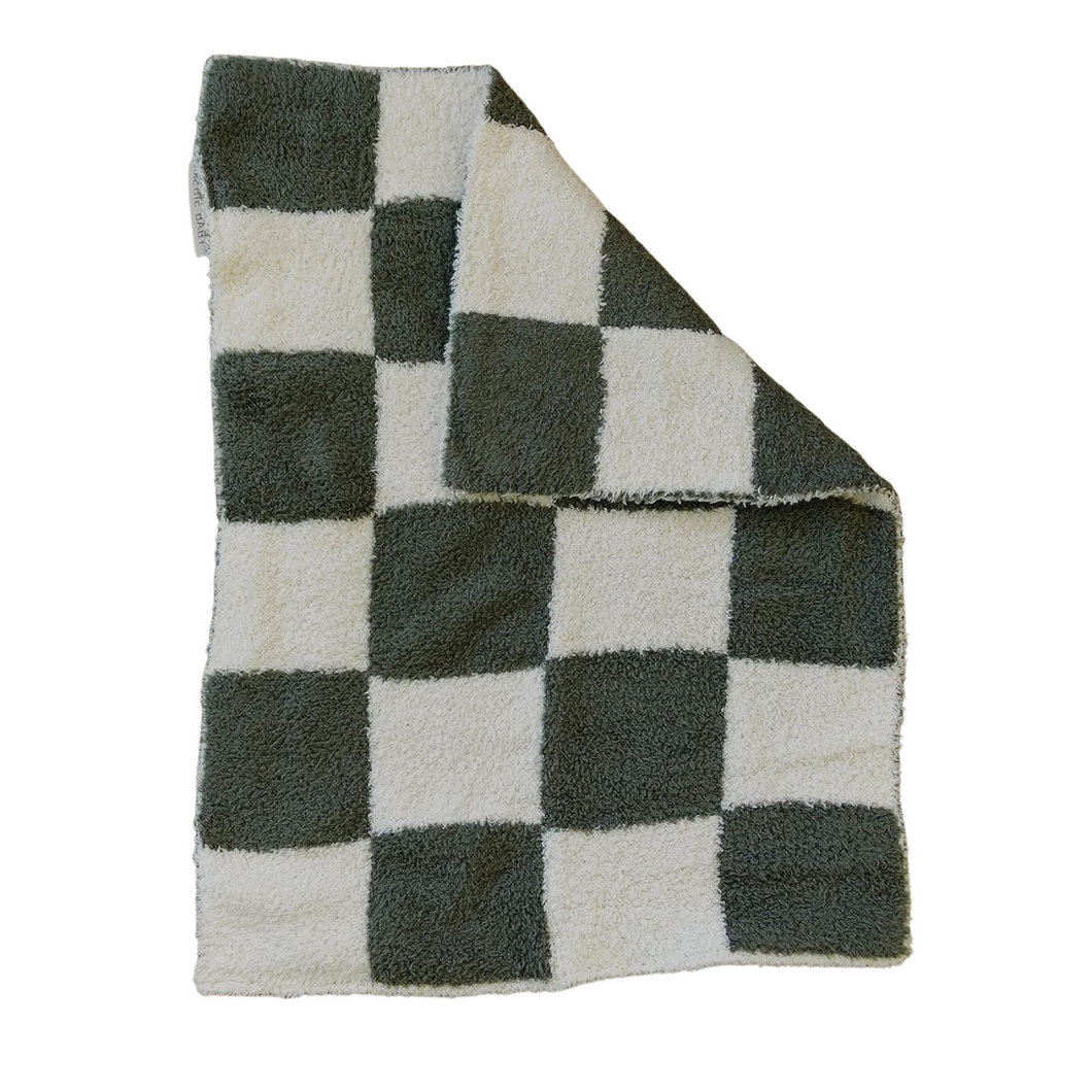 Green Checkered Blanket