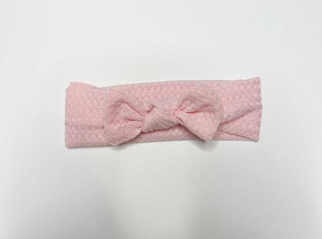 Waffle Headband Bow