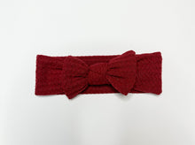 Load image into Gallery viewer, Waffle Headband Bow
