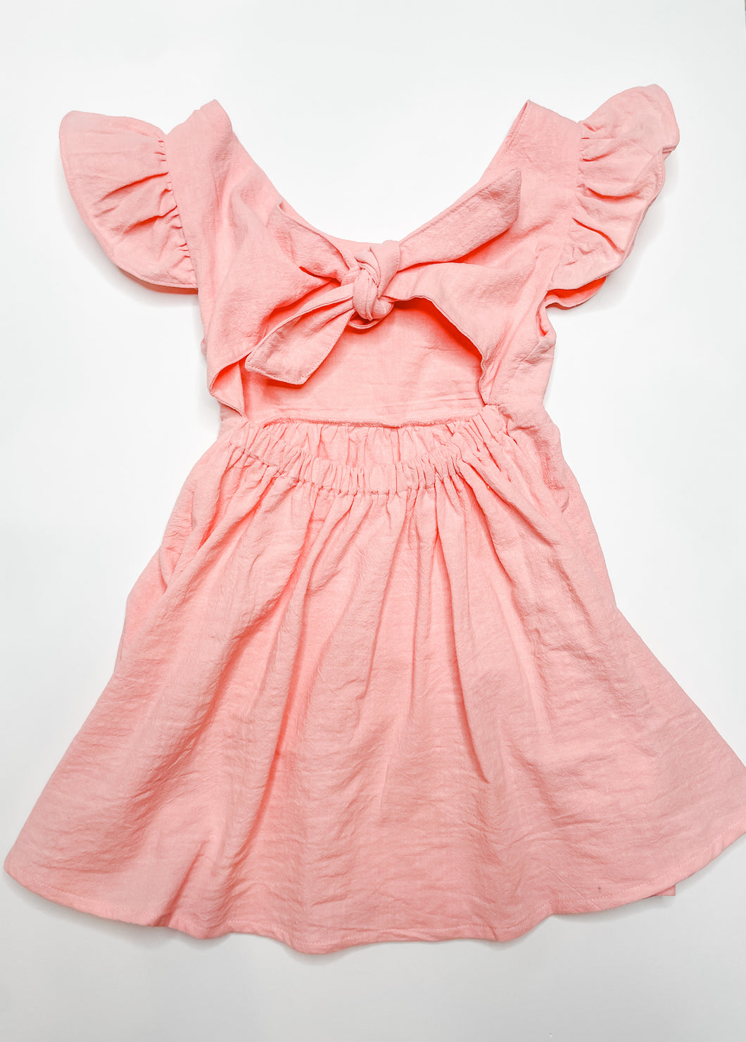 Pink Linen Dress